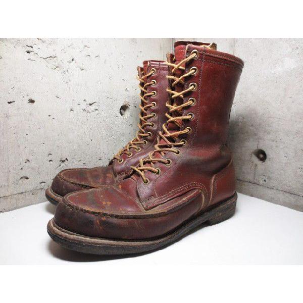 WOLVERINE ウルヴァリン 編み上げ ホースハイド レザー ワークブーツ