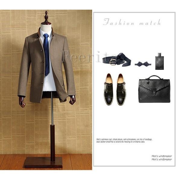 Pコート スタジャン メンズ ピーコート ジャケット 通勤 ミリタリー