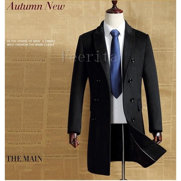 Pコート メンズ ピーコート ジャケット 通勤 ミリタリージャケット