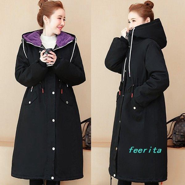 コートレディース冬モッズコート黒ブラックボアコート裏起毛裏ボア厚手ロングコート中綿コートフード付き30代40代ミリタリーコートアウター Feef07a6 フェリータ 通販 Yahoo ショッピング