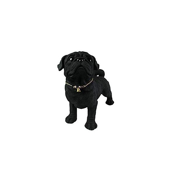 エコステーション 備長炭で出来た犬の置物 驚きの値段で とるまワンコ パグ4c