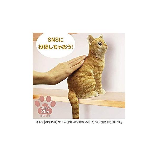 まるで本物かわいい猫ちゃん茶トラ ラッピング無料 お得な２匹セット