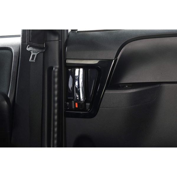 Secondstage トヨタ ヴォクシー ノア エスクァイア 後席ドアエスカッションパネル 80系 国内最安値に挑戦 ピアノブラック T380blk