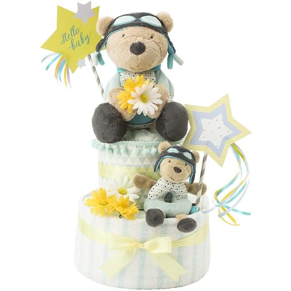 Diaper Cake ダイパーケーキ おむつケーキ Gfdc0 出産祝い お見舞い スターベア プレゼント