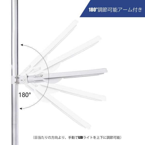 Sparkoe 街灯 Led ソーラーライト 防犯灯 1530lm ストリートライト ポール灯 屋外 一体型 3