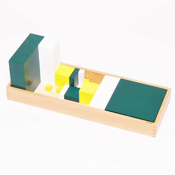 Monte Kidsモンテッソーリ教具 3の累乗キューブ 国内正規品 Montessori 本格教材 モンテキッズ 知育玩具教具 幼児早期教育