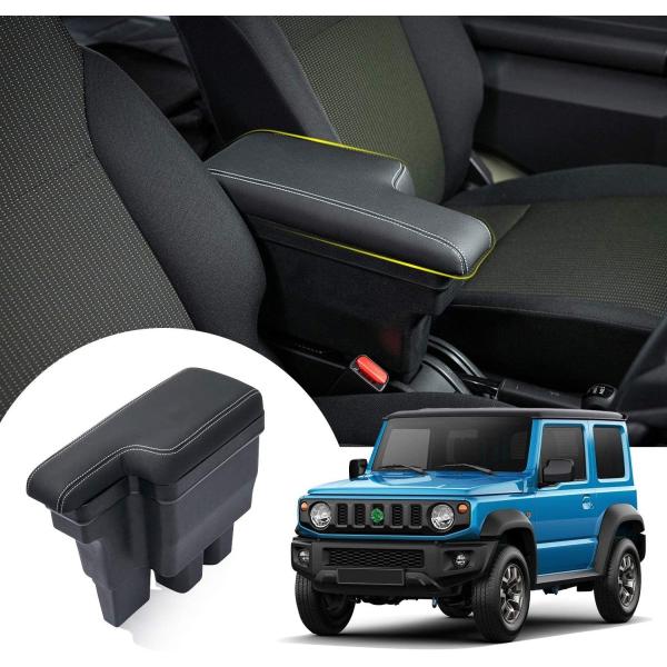 Lfotpp ジムニー Jimny Jb64 Jb74 専用 取付簡単 ラバーマット付き ボックス 合皮レザー 車種 新作多数 アームレストコンソール