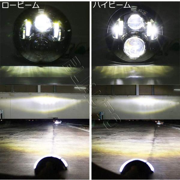 Bliauto 7インチ Ledヘッドライト ハーレーダビッドソン ジープラングラー ハーレー 汎用 車検対応 新作からsaleアイテム等お得な商品 満載 32v 防水 12v Hi