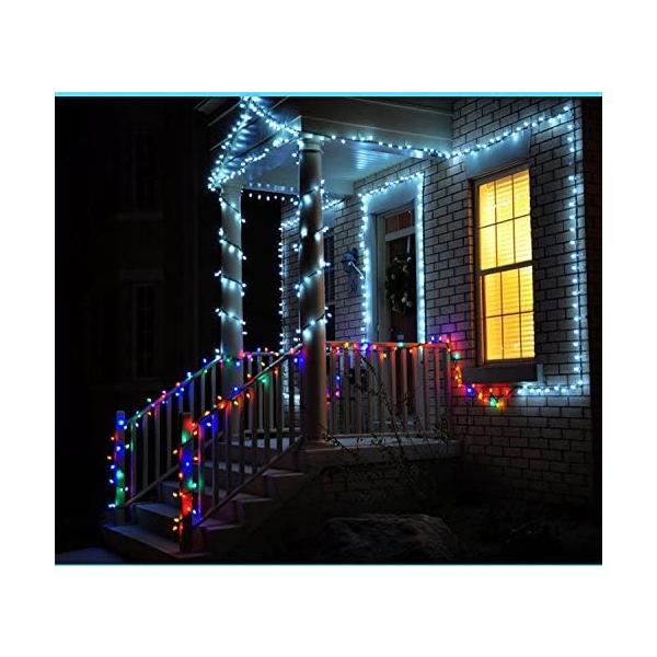 Goodgoods クリスマス Led イルミネーション ライト 30m 500球 メモリー機能搭載 屋外 クリスマスツリー 価格 交渉 送料無料 電 飾り 防水