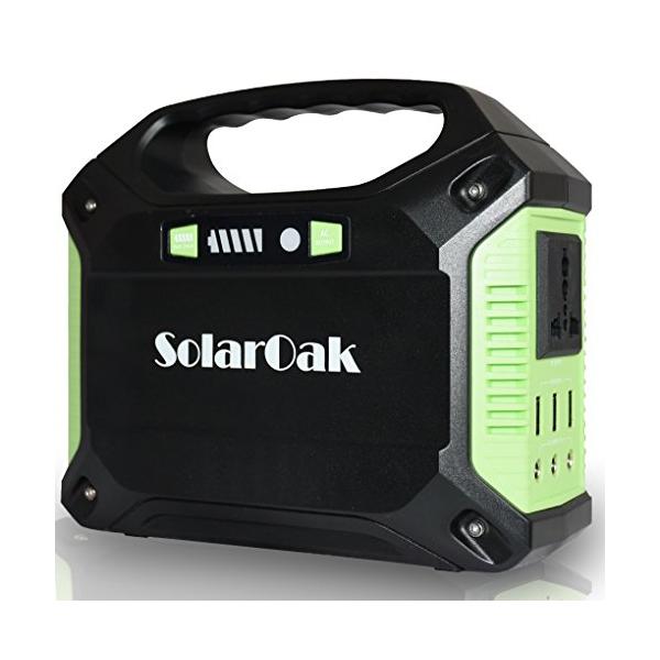 Solaroakポータブル電源 本店 家庭用発電機 携帯式電源 3wayシステム Ups機能 Dcamp Acamp Usb出力 停電 携帯便利 防災などに活