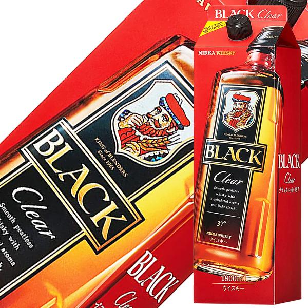 ブラックニッカ クリア ウイスキー 37度 正規 1800ml 紙パック 洋酒
