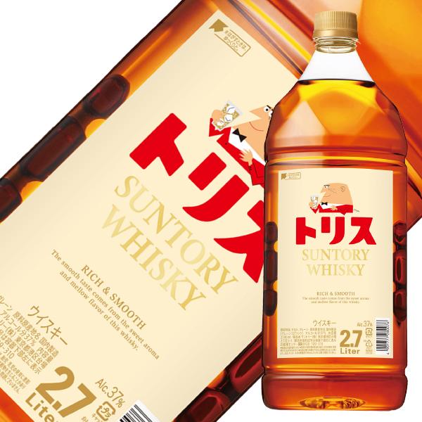 トリス ウイスキー サントリー 37度 2700ml（2.7L） ペットボトル 洋酒