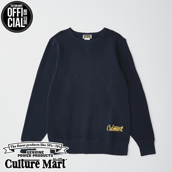 (�J���`���[�}�[�g) ���B���e�[�W�@���S�v�����g �X�E�F�b�g FRENCH TERRY SWEAT NAVY �l�C�r�[(���F) �X�E�F�b�g �N���[�l�b�N S M L