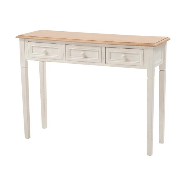 用途に合わせてさまざまな使い方ができるコンソールに新色が登場しました。軽い素材で作られているので持ち運びや移動も簡単にでき、湿気に強く長期間使用できるのが特徴。飽きのこないアンティークデザインで収納力も抜群です。カラー：ホワイトサイズ：W1...