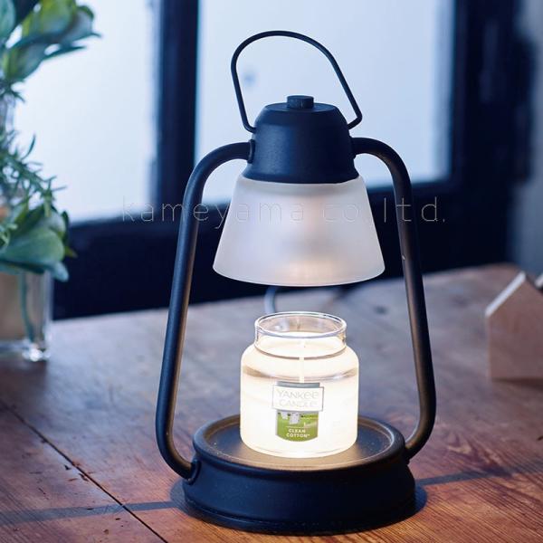 kameyama candle カメヤマ キャンドルウォーマーランプミニ 香る照明／替用電球１個付き ブラック