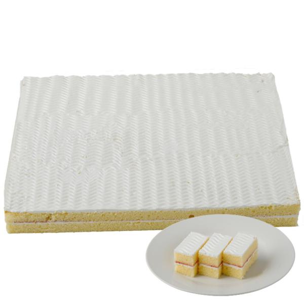 カット数の選べるシートケーキ   ケーキバイキング パーティー デザートに！カットなし、30,48,60,72,96,120からお好きなカット数をお選びください。 いちごジャムをたっぷりサンドしたいちごのショートケーキです。重量：約1000...