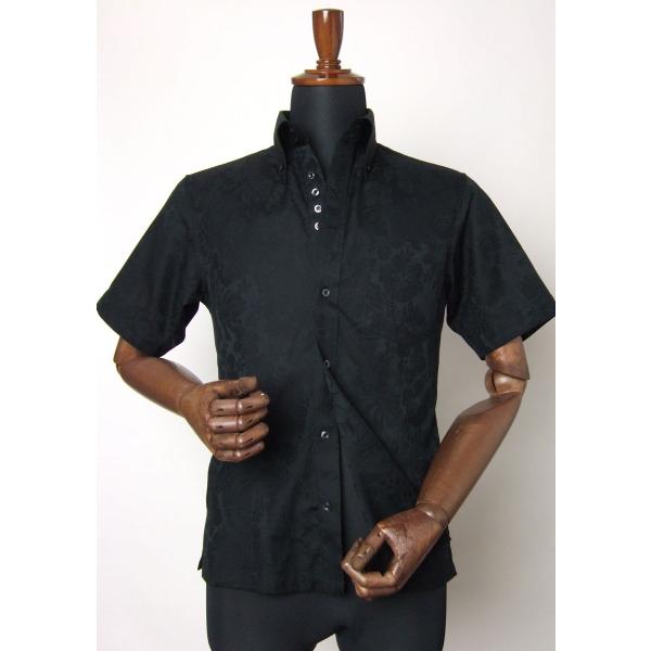 かりゆしウェア結婚式に アロハシャツ 沖縄 メンズ ボタンダウン 半袖 クールビズ Yシャツ ワイシャツ 黒 ブラック フォーマル ハイビスカス Mshi Bk01 0018 Buyee Buyee Japanese Proxy Service Buy From Japan Bot Online