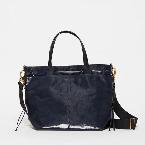 美品✧JackGomme✧EMY ショルダートートバッグ 撥水 軽量 耐久 jack gomme（ジャックゴム） EMY ネイビートートバック : セレクト