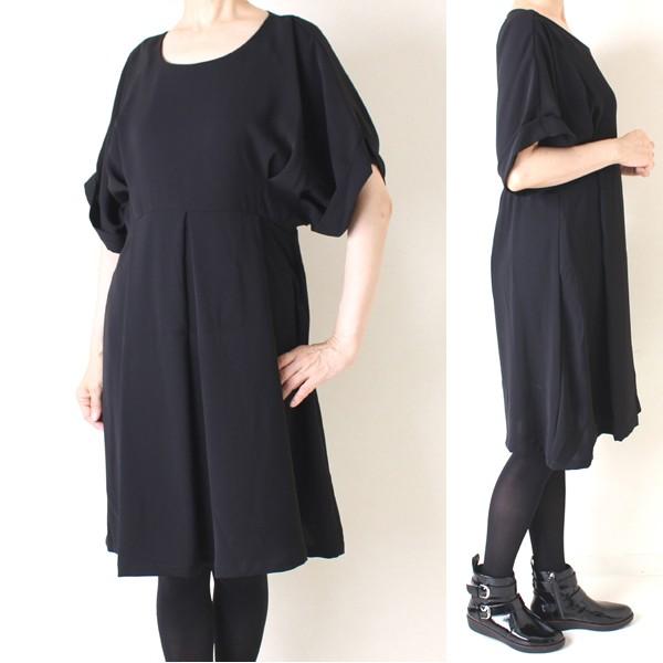 Cotelac コテラック 黒デザインワンピース : セレクトショップ ファム 
