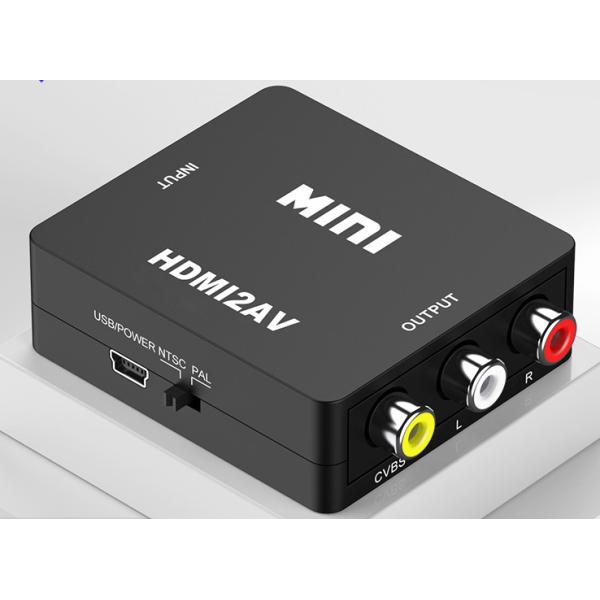 【HDMI to AV変換コンバーター】このコンバーターは HDMI映像信号をアナログコンポジット(RCA)に変換することができます。コンポジット信号の自動検出と通常のCVBS（AV）信号（標準解像度480i）への変換により、テレビ、VHS...