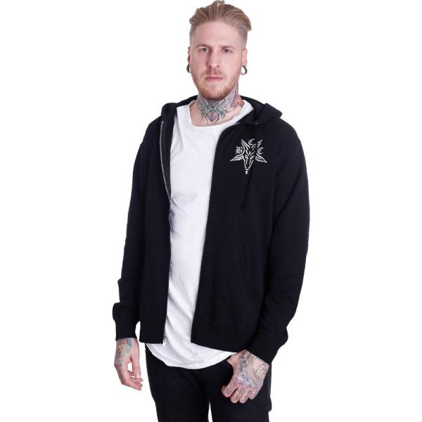 ブラック クラフト カルト Black 引出物 Craft Cult メンズ Lit Black Stay Zipper トップス パーカー