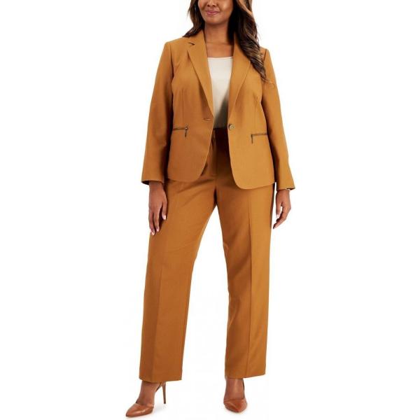 売れ筋正規品 大きいサイズ レディース ル パンツスーツ スーツ ジャケット スーツ アウター Zip Pocket Tonal Suit Stripe Size Plus Pantsui Le 1azs5390 販売売筋品 Www Caprichoscolombianos Com