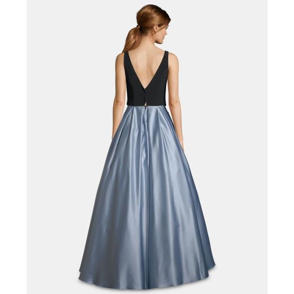 新素材新作本物 のベッツィアンドアダム Betsy Amp Adam レディース パーティードレス ワンピース ドレス Petite High Low Gown Black Blue 21人気のの