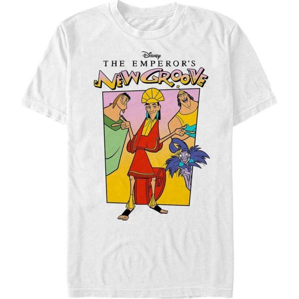 ラマになった王様 The Emperor S New Grove メンズ Tシャツ トップス Disney The Emperor S New Groove Movie Poster Short Sleeve T Shirt White Dejapan Bid And Buy Japan With 0 Commission
