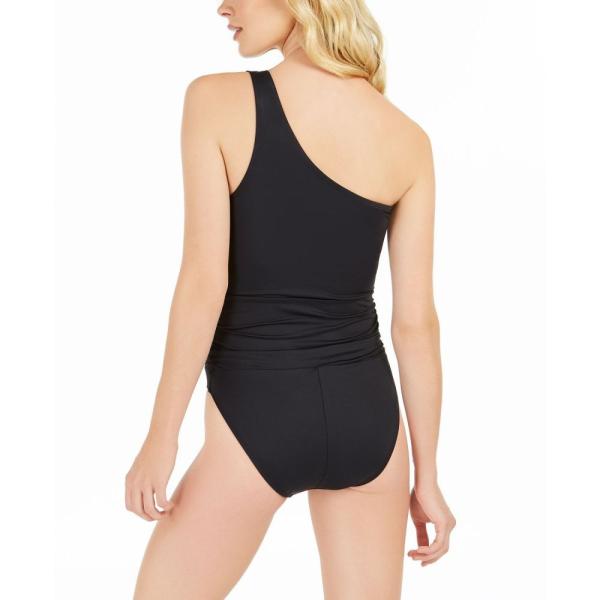 ラブランカ La Blanca レディース ワンピース ワンショルダー 水着 ビーチウェア Slimming Mesh Inset One Shoulder One Piece Swimsuit Black Www Gotogo Jp