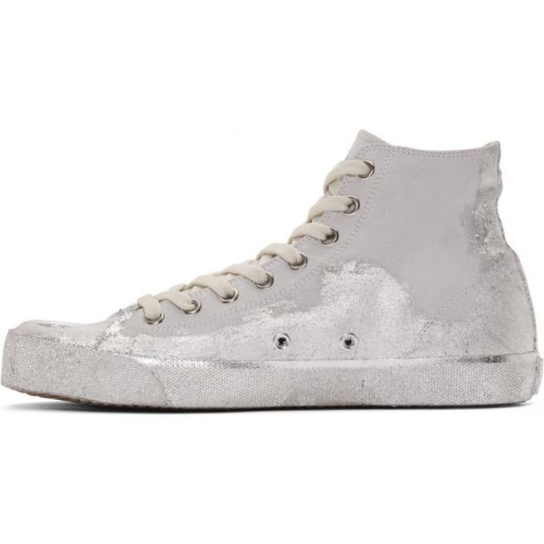 メゾン マルジェラ Maison Margiela メンズ スニーカー Grey シューズ 靴 Grey Sneakers Silver Tabi High Top Sneakers Grey Silver Hc 201168m236030 フェルマート Fermart シューズ