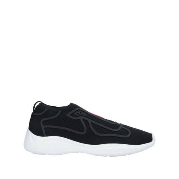 プラダ Prada Linea Rossa メンズ 靴 シューズ Sneakers スニーカー Black 新作製品 世界最高品質人気