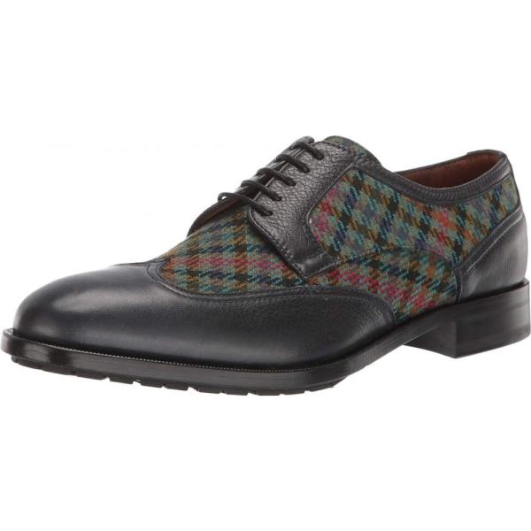 Etro エトロ Plaid 革靴 ビジネスシューズ Etro Wing Navy シューズ 靴 Plaid Oxford シューズ 靴 Tip シューズ メンズ Sh2 9 フェルマート Fermart