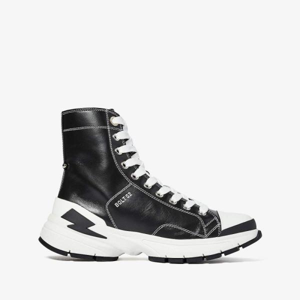 ニール バレット Neil Barrett メンズ スニーカー シューズ 靴 Bolt 02 Classic Sneaker Black White Www Splitstudio Tv Index Php