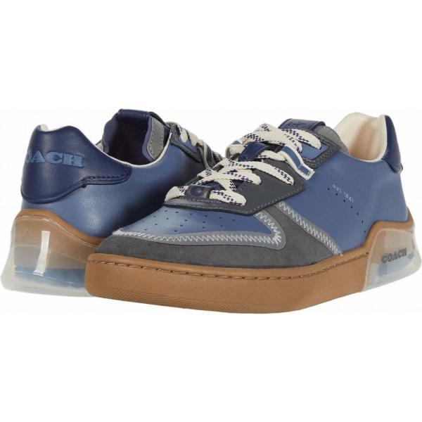 コーチ メンズ Grey Coach メンズ バスケットボール シューズ 靴 Color Block Color Block Tech Court Blue Mist Grey Sh2 8531 フェルマート Fermart シューズ