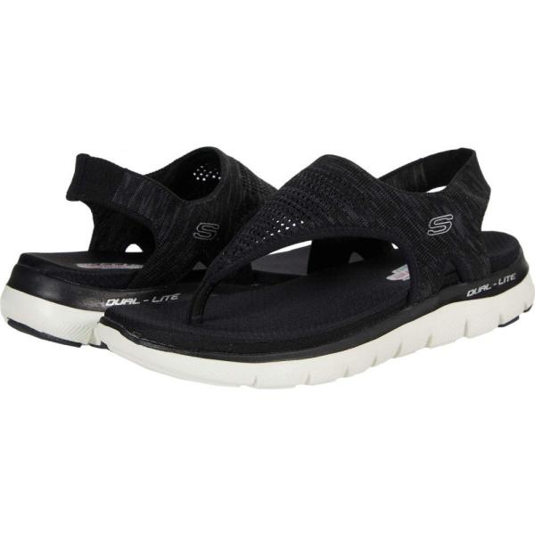 交換無料 スケッチャーズ Skechers レディース サンダル ミュール シューズ 靴 Flex Appeal 2 0 Spring Motion 2 Black ついに再入荷 Begrove Com