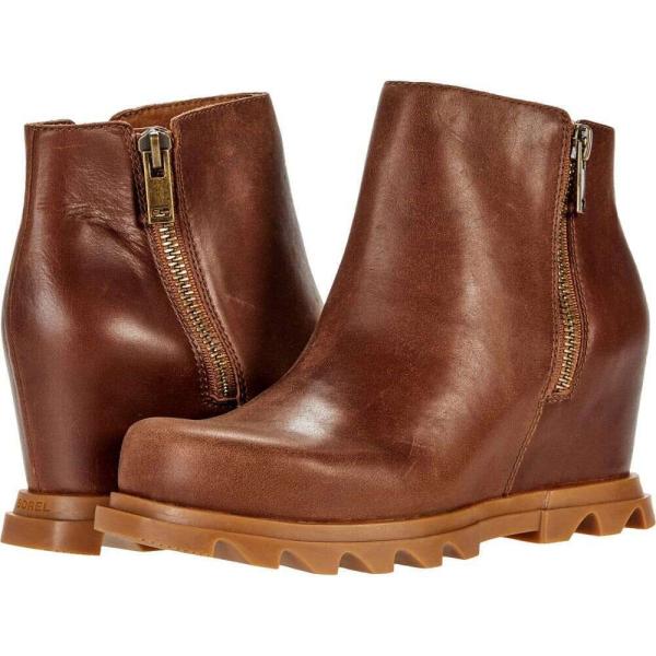 ソレル SOREL レディース ブーツ ウェッジソール シューズ・靴 Joan of Arctic(TM) Wedge III Zip  Hazelnut Leather/Gum