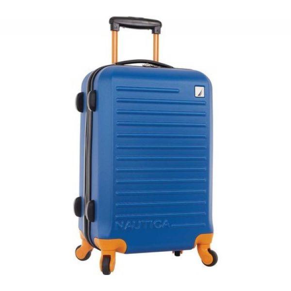 ノーティカ Nautica レディース スーツケース キャリーバッグ ハードサイド バッグ Tide Beach 21 Hardside Spinner Blue Tangerine Drrayyoong Com Au