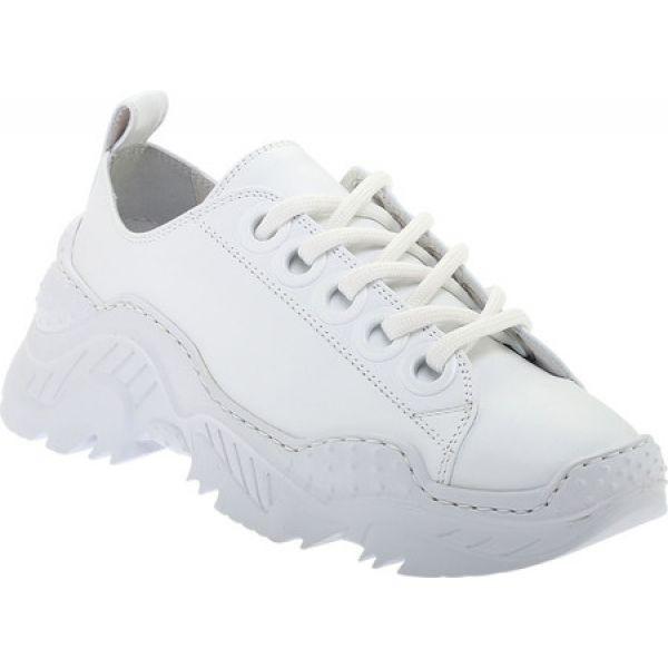 ヌメロ ヴェントゥーノ NO. 21 レディース スニーカー シューズ・靴 Calfskin Lace Up Sneaker White Calfskin ヌメロ ヴェントゥーノ NO. 21 レディース スニーカー シューズ・靴 Calfskin Lace Up Sneaker White Calfskin