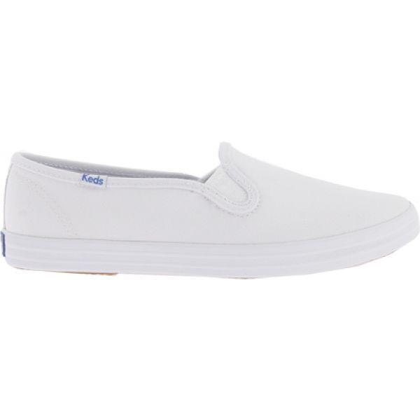 全日本送料無料 Keds ケッズ レディース Canvas White On Slip Champion シューズ 靴 スリッポン フラット フラットシューズ サイズ W5 5xs Narrow Www Collectiviteslocales Fr
