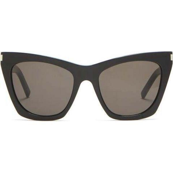イヴ サンローラン Saint Laurent レディース メガネ・サングラス Kate cat-eye acetate sunglasses  Black - templaris.com/index.php