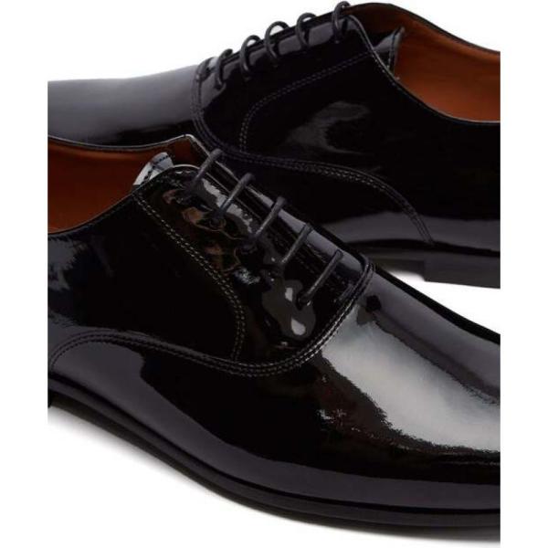 Fermart Hb フェルマート シューズ 靴 Lanvin Oxford Shoes 革靴 ビジネスシューズ Patent Leather Black Oxford Oxford メンズ ランバン 2号店 Black