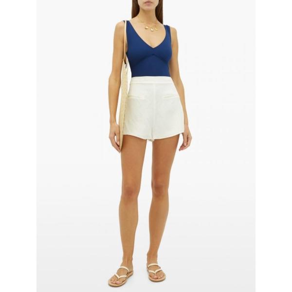 エレス Eres レディース ワンピース Vネック レディース 水着 ビーチウェア Hold Up Blue Up Backless V Neck One Piece Swimsuit Blue Hb フェルマート Fermart 2号店