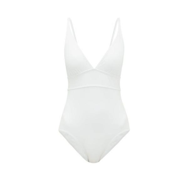 エレス レディースファッション Eres レディース ワンピース ワンピース 水着 ビーチウェア Larcin Plunge Neckline Swimsuit White White Hb フェルマート Fermart 2号店