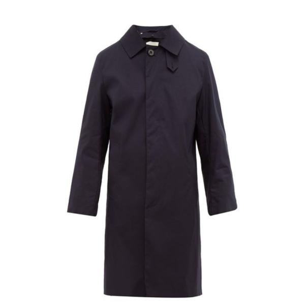 トレンチコート Rubberised Cotton メンズ アウター コート アウター マッキントッシュ Trench Blue Mackintosh 2号店 トレンチコート アウター Gabardine Coat Hb フェルマート Fermart