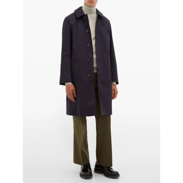 トレンチコート Rubberised Cotton メンズ アウター コート アウター マッキントッシュ Trench Blue Mackintosh 2号店 トレンチコート アウター Gabardine Coat Hb フェルマート Fermart