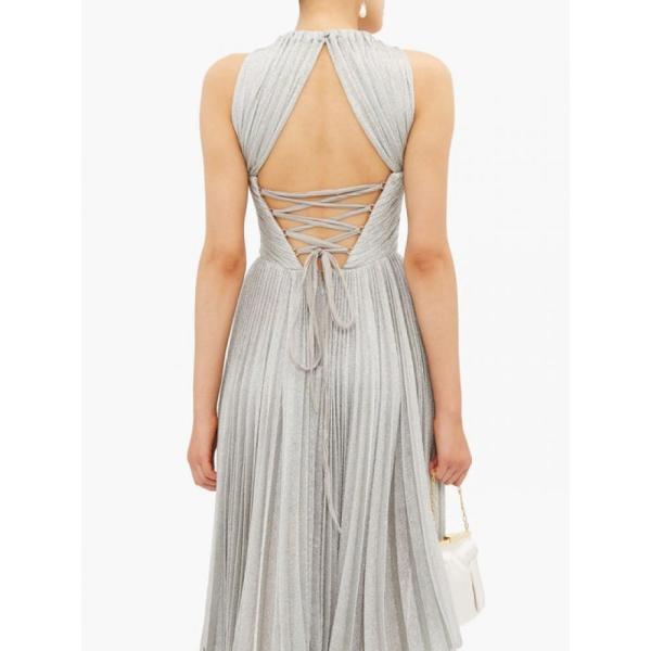 Dress Fermart ワンピース Maria Metallic 2号店 Lucia Bria Halterneck Silver Halterneck ワンピース ドレス Hb フェルマート ホーハン ルーシア レディース Hohan Metallic ワンピース マリア