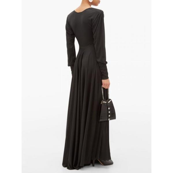 ルメール ワンピース Lemaire レディース ワンピース マキシ丈 ワンピース ドレス Pleated Sleeve ワンピース Bias Cut Lemaire Modal Jersey Maxi Dress Black Hb フェルマート Fermart 2号店