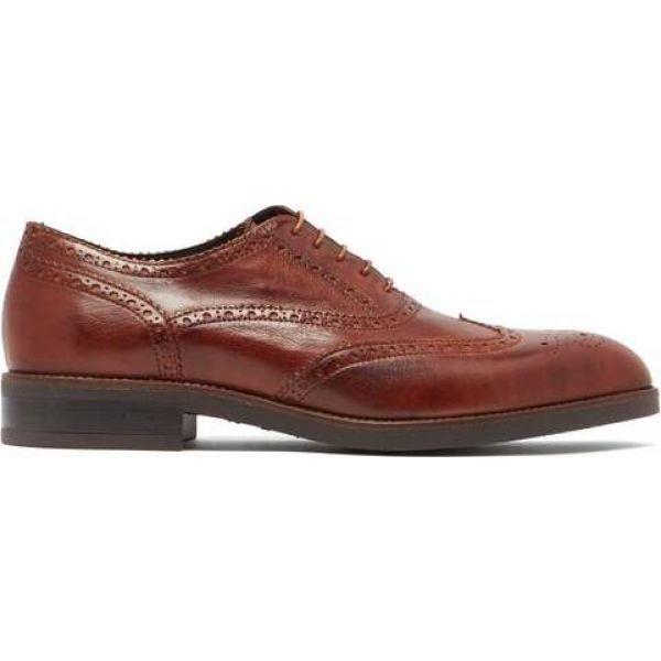 ポールスミス Paul Smith ラッピング無料 メンズ 革靴 ビジネスシューズ メダリオン Brown シューズ Fremont Leather Brogues 靴