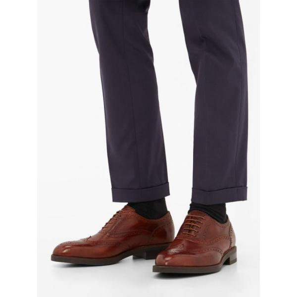 ポールスミス Paul Smith ラッピング無料 メンズ 革靴 ビジネスシューズ メダリオン Brown シューズ Fremont Leather Brogues 靴