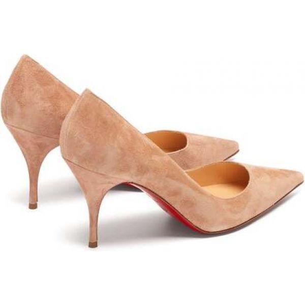 クリスチャン ルブタン Christian Louboutin レディース パンプス シューズ 靴 Clare 80 Suede Pumps Pink Rsuwilliambooth Com